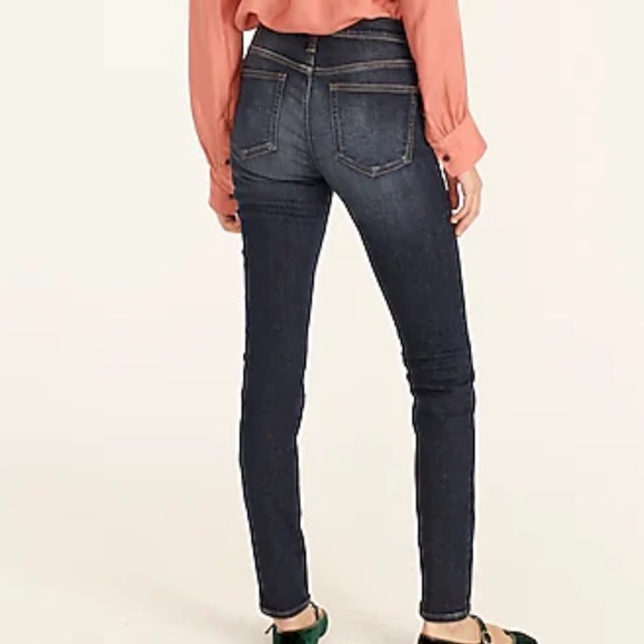 NWT Jcrew 9" high-rise toothpick jean in Blue Harbor wash - Picture 2 of 4